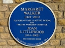 Walker, Margaret - Littlewood, Joan - East 15 Acting School (id=6066)